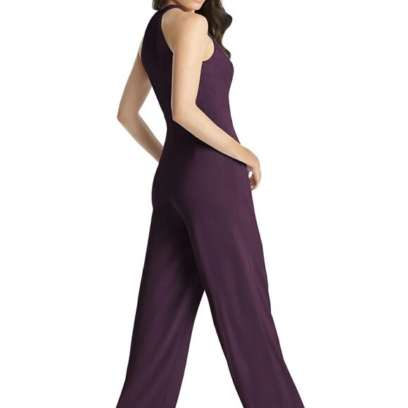 Dessy 3044...Jumpsuit with modified halter and keyhole back...midnight...Sz XS - Picture 3 of 3